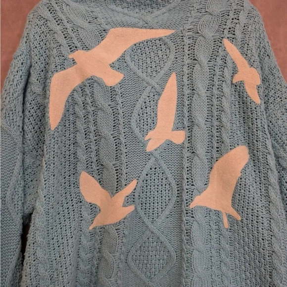 Taylor Swift 1989 Blue Cardigan Sweater Button Authentic - Picture 2 of 7